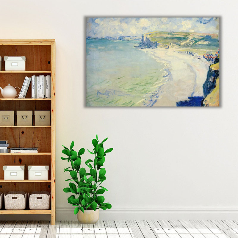 «The Beach at Pourville», reproduction d'art sur toile, H 32 po x l 48 po