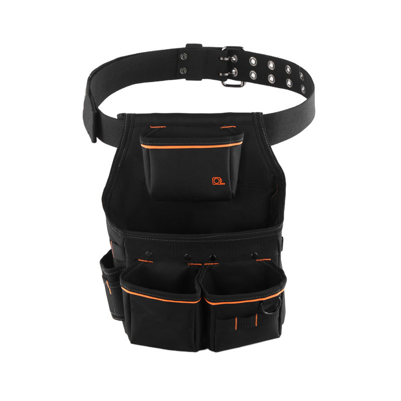 Pochette à outils professionnelle robuste avec ceinture détachable - Sac de travail utilitaire réglable pour 14 électriciens et charpentiers