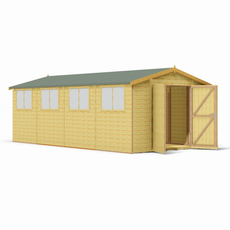 Shire 10 Ft. W x 20 Ft. D Workshop Shed, Yes