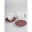 Kawki Set Of 2 Cups And Saucers