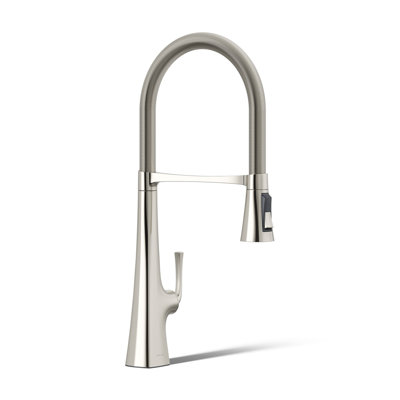 Kohler Graze Single-Handle Semi-Professional Kitchen Sink Faucet With 24-5/16-In Spout