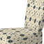 Chaise d'appoint moderne rembourrée beige, motif d'appoint neutre Neuho