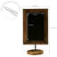 2 Piece Free Standing Burnt Wood Framed Tabletop Chalkboard Set-1522039307