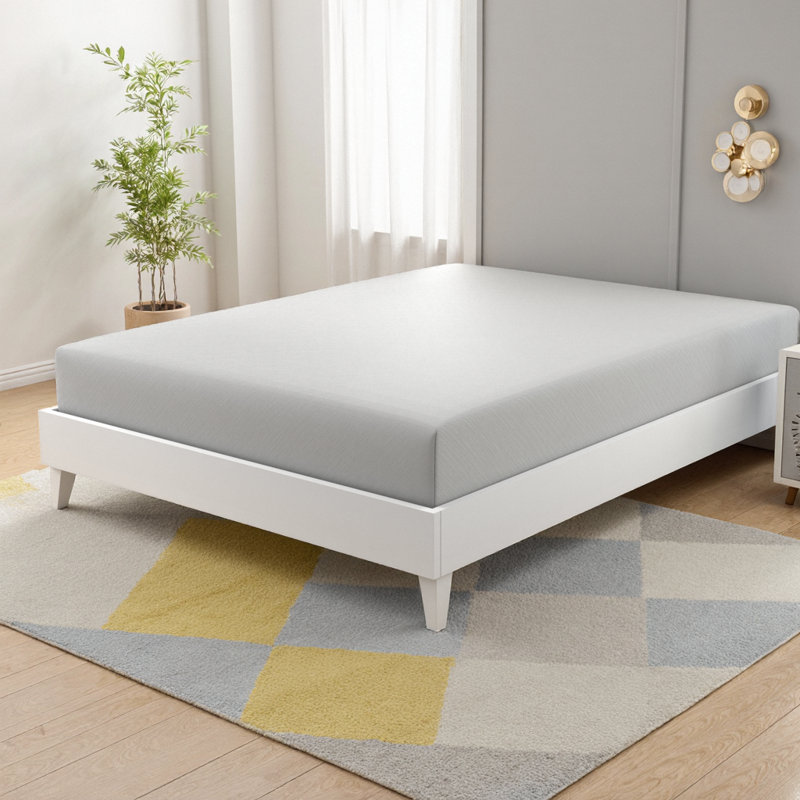 Matelas simple en mousse à mémoire de forme gélifiée de 10 po de taille TG - lit dans une boîte, technologie de transfert de mouvement bas pour un confort supérieur et un soutien rafraîchissant