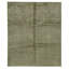 Hand Knotted Area Rug in Olive And Green
