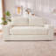 Canapé-lit 56 po convertible en mousse viscoélastique compacte - Velours côtelé, aucun assemblage requis-133258987