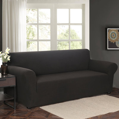 Polyester T-Cushion Sofa Slipcover