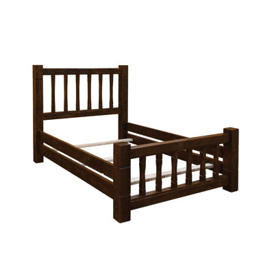 Lit standard en bois massif Trainor