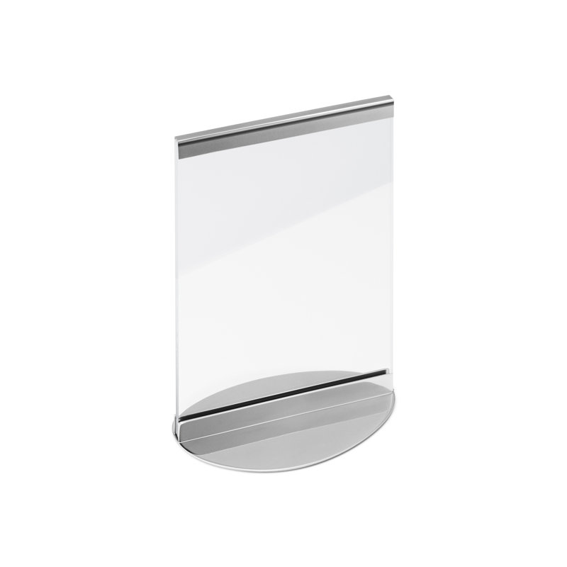 Sky Mirrored Metal Single Picture Frame In Silver, 6.02'' x 4.02''