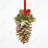 Christmas Pine Cone Tablecloth | Rustic Indoor/Outdoor Decor