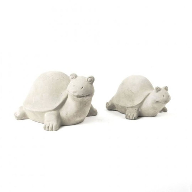 Ensemble de statue turtle 2 pièces