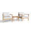 Amalfi Outdoor 3 - Piece Teak Conversation Set