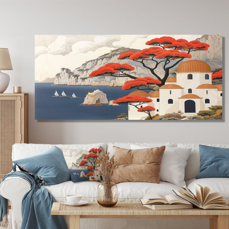 Ambriel - Italie, impression d'art mural, Toile tendue, 12" H x 20" W