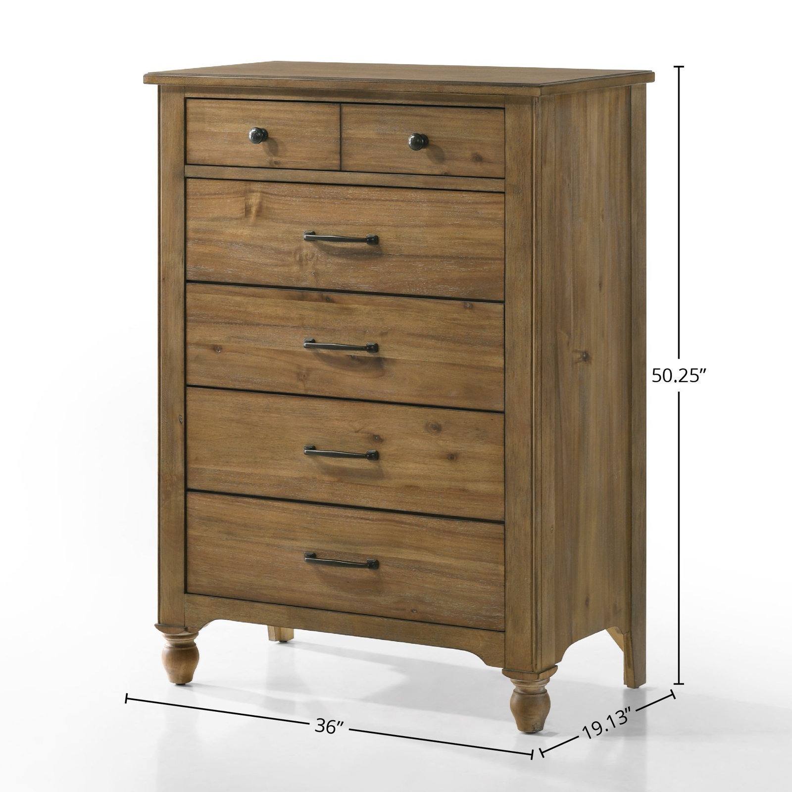 Edan 6-Drawer Wood Chest