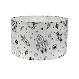 15cm H Cotton Drum Lamp Shade ( Slip-On ) Multicolour