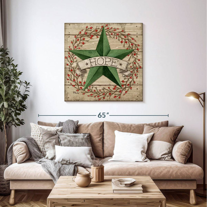 Tergel Barn Star With Berries II
