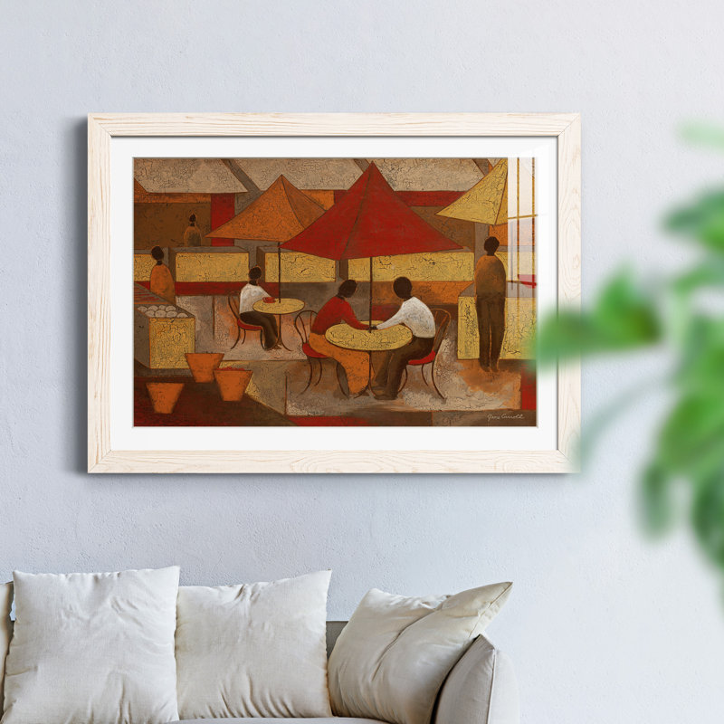 «Lasting Memory I» - peinture encadrée, H 31,5 po x l 23,5 po x P 1,5 po, Cadre blanc