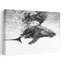 Art mural majestueux, baleine à bosse paisible et contemporaine-269470604