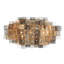 Altesa, plafonnier encastré, 23 lumières, 36 po, chrome, verre mélangé-906569868