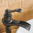 Single-handle Bathroom Faucet with Drain Assembly-58625567