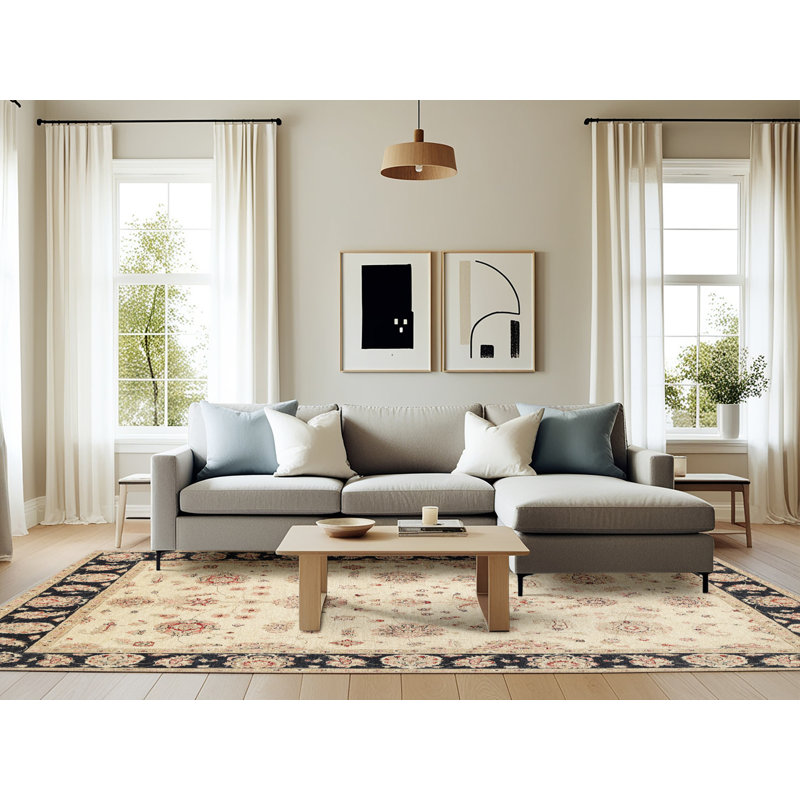 Nikki Oriental Indoor Rug, Rectangle 6' x 9'
