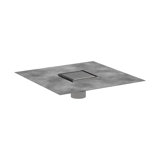 Rain Brilliance 4" x 4" Trim Tileable Rear Cover and Rough