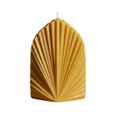 Bougie en forme de feuille de palmier 6 po