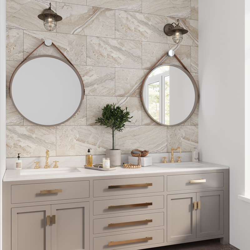 Carreau de porcelaine singulier l 11,81 po x L 23,62 po Splendor