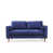 100 % polyester bleu marine
