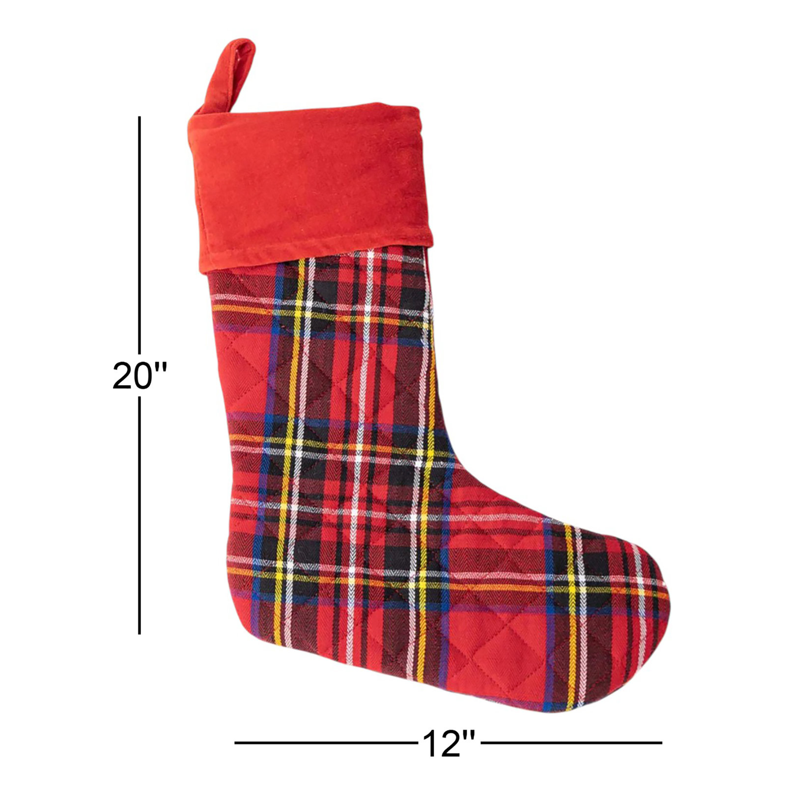 The Holiday Aisle® Quilted Stocking