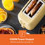 GEEPAS 2 Slice Toaster | 6 Browning Levels with Cancel Function | For Thin Small Bread Slice, Removable Crumb Tray Cool Touch Housing High Lift | Space-Saving Design | 1 Yr Warranty 650W-86915872