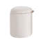 BEREA 40cm Wide Round Solid Colour Pouffe Ottoman with Storage