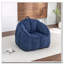 Grand fauteuil à billes en velours côtelé avec accoudoirs Comfy-90908164