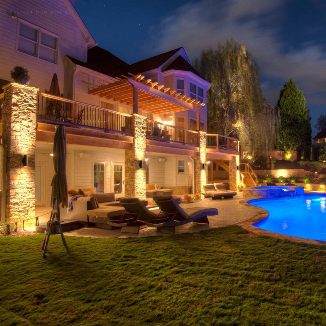 Binani Aluminum LED Wall Light (Set of 2) Wade Logan®