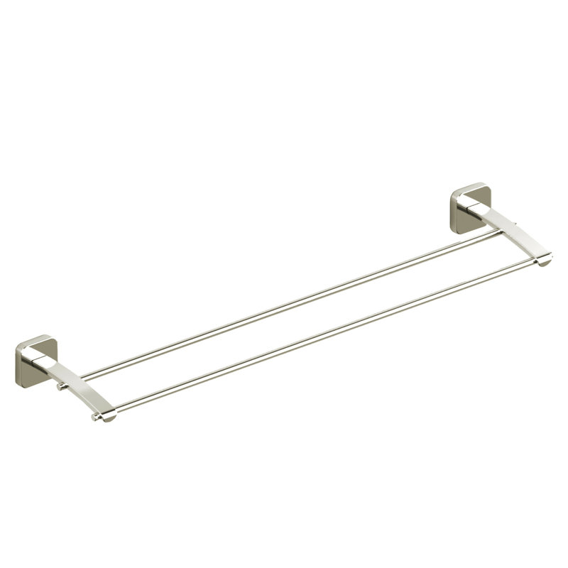 Salomé™ Double 24" Towel Bar, Polished Nickel
