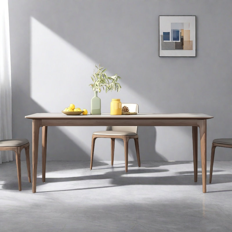 Table de salle à manger en bois massif Simple Rock Board