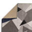 Tapis gris à motif géométrique Huw-222861510