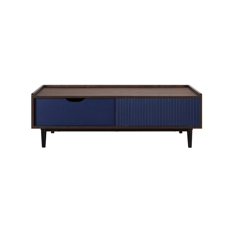 Table basse en bleu marine