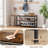 Shoe Rack Bench, 3-Tier Shoe Rack with Wood Shelf for Entryway