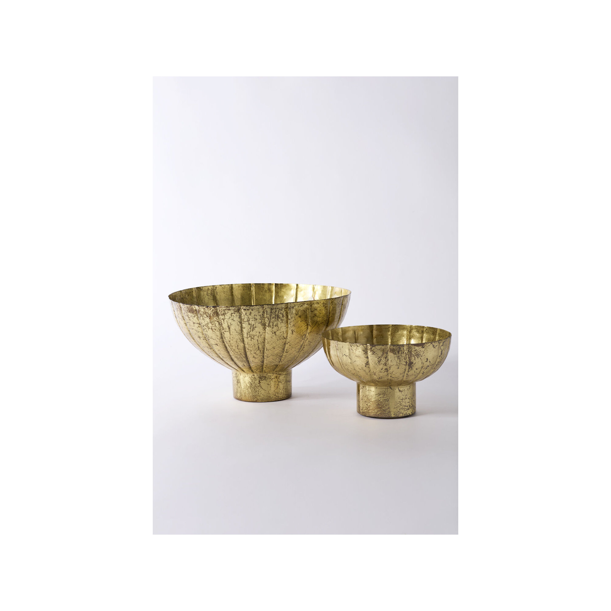 Golden Shine Footed Bowl