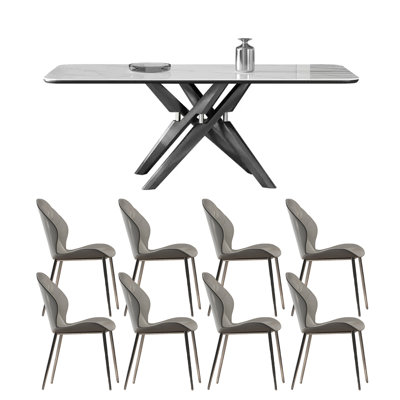 Ensembles de table de salle à manger haut de gamme de style moderne