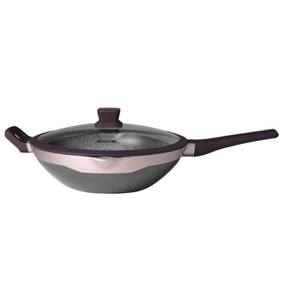 AKIS Non-Stick Aluminum Wok with Lid