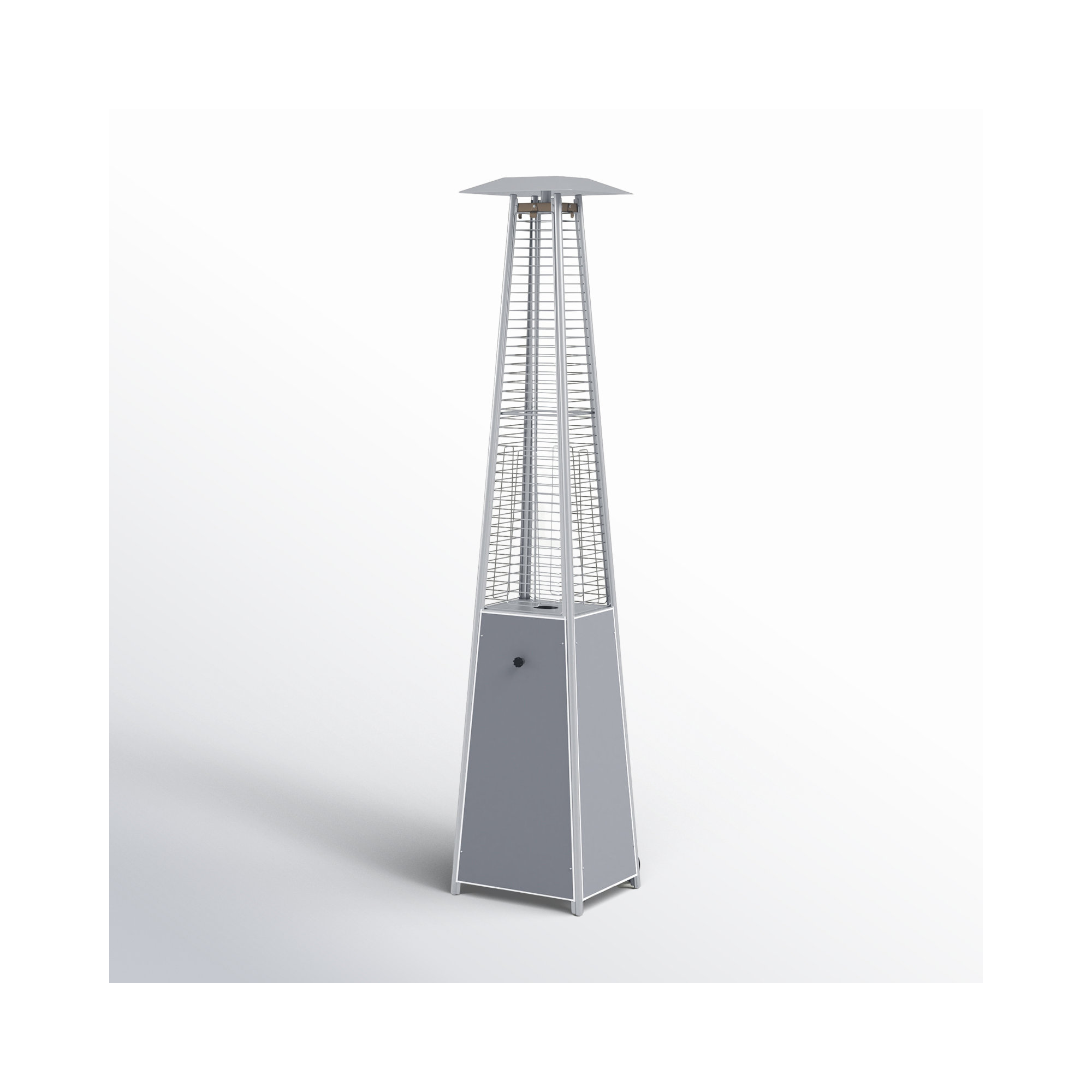 Kelcea 40,000 BTU Propane Patio Heater, Stainless Steel