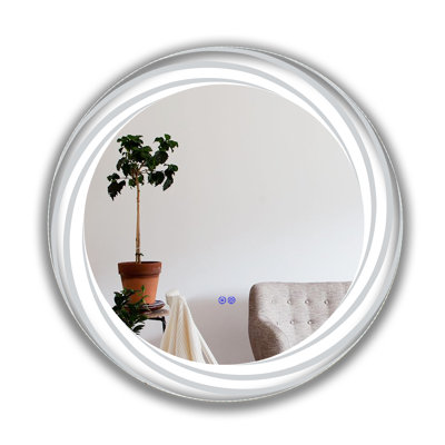 Contemporary Round Wall Mirror