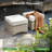 5 - Person Wicker Outdoor Conversation Set, Patio Sofa Set with Fire Pit and Cushions-10230407