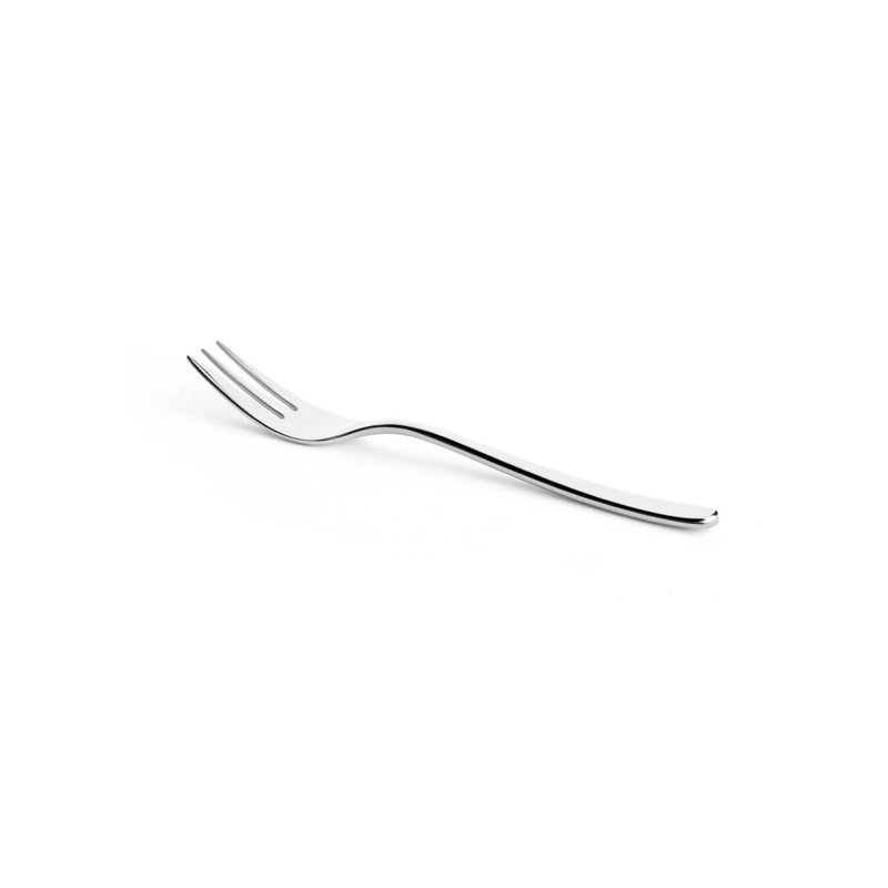 Fourchette à gâteau en acier inoxydable Clista | Argent | 6 po | Ensemble de 12