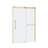 56-60＂W X 75＂H Single Sliding Frameless Shower Door With 1/4＂Tempered Glass, Soft-Close & Sgcc-Certified-116543561
