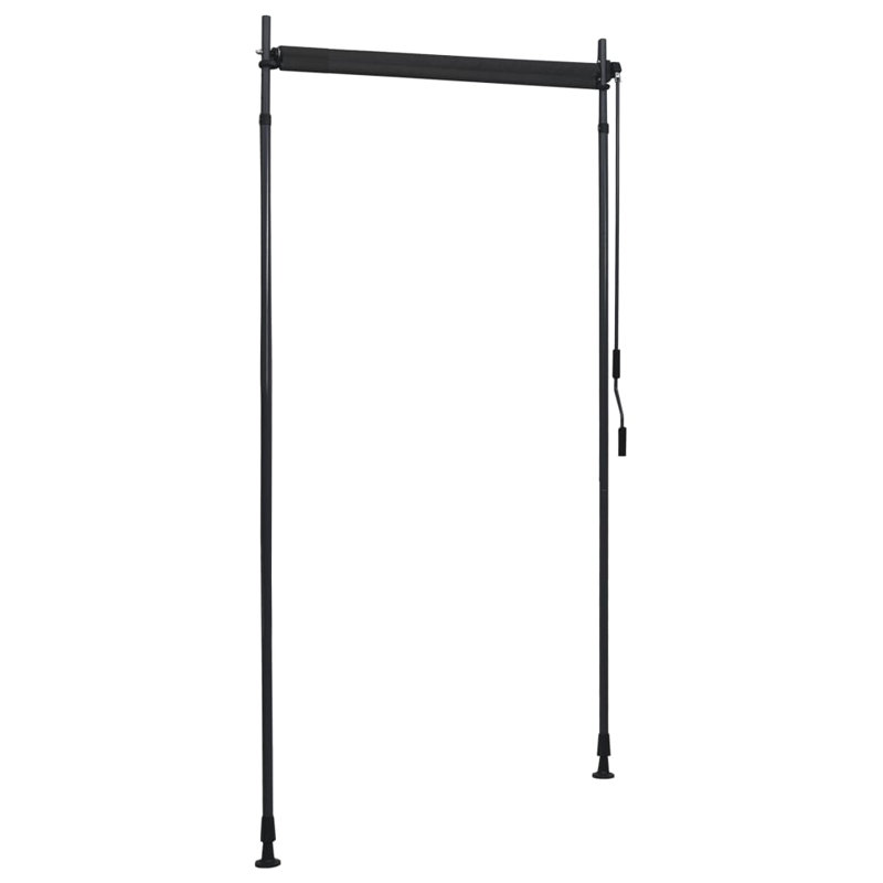 Polyester antidérapant vidaXL 39,4 x 106,3 po, L 39,4 po, Anthracite