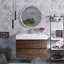 Meuble-lavabo mural simple 36 po avec plateau en résine blanche 36 po-1494094254