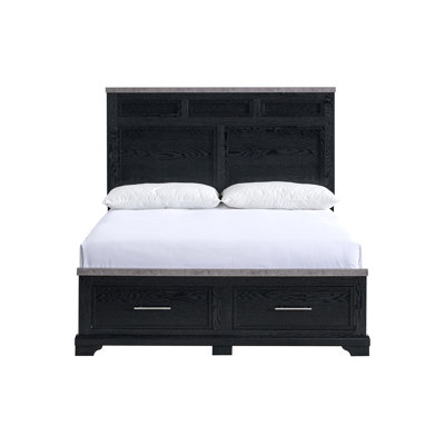 Carney 7E7E55A4F2E94193A4C7FCE326E750BF KING BED , Black